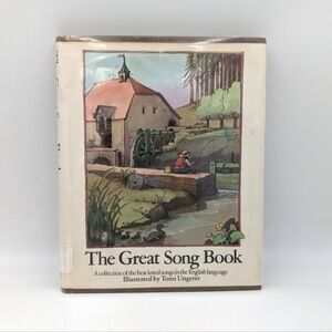 The Great Song Book Hardcover Music Patriotic Toni Ungerer